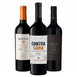 Kit Vinhos Malbec Argentinos: Norton Select, Contra Cara, Anubis Reserva