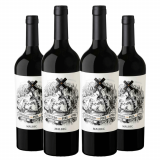 Kit Vinho Cordero Con Piel de Lobo Malbec - 4 Unidades